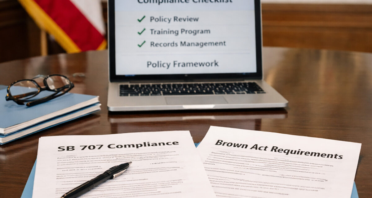 SB 707: The Brown Act’s Biggest Transformation in Decades – What California Public Agencies Must Know